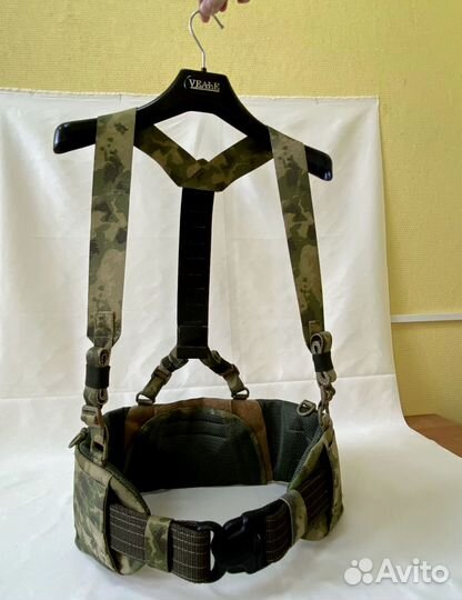 Боевой пояс с баллистическим пакетом и лямками Бр1