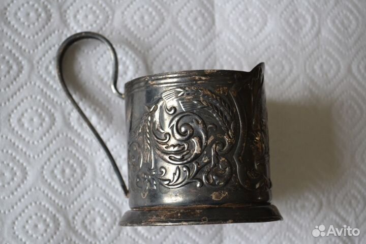 Подстаканник Власть Советам Мир Народам 1917-1957