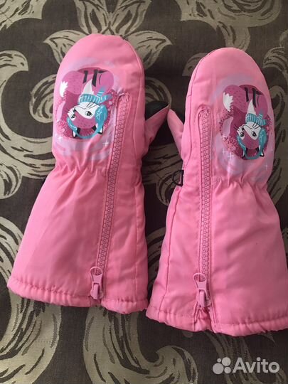 Варежки на 1-2 года