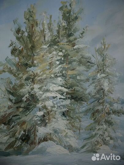 Картина маслом на холсте пейзаж