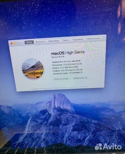 MacBook Pro 17, full HD, 1000gb, 3.3Ghz,400циклов