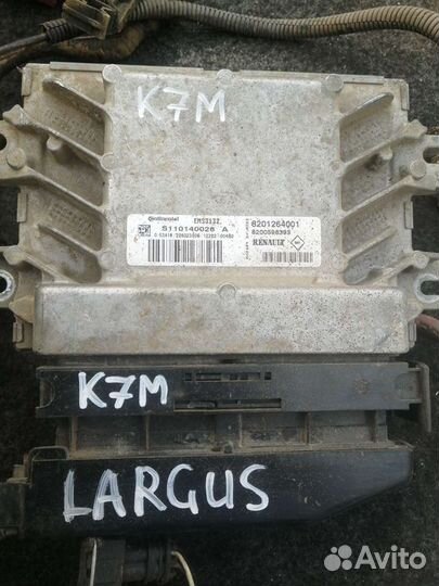 Эбу/блок управления двигателем Renault K7M