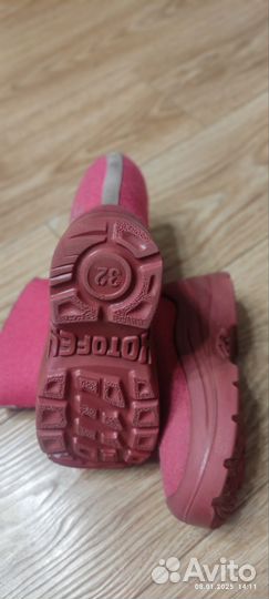 Валенки котофей для девочки 32