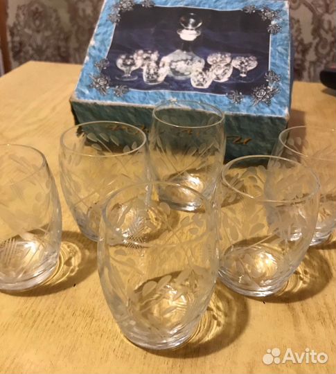 Хрустальные стаканчики- стопки
