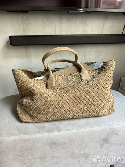 Замшевая сумка Bottega Veneta, Cabat