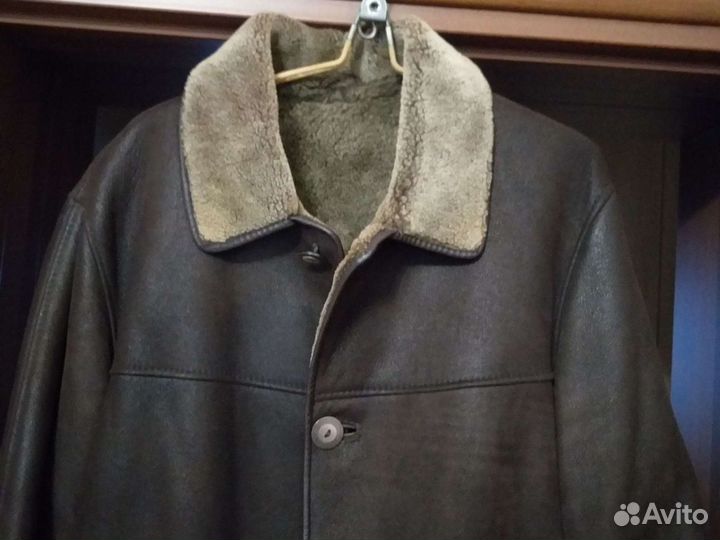 Дубленка натуральная мужская 52-54