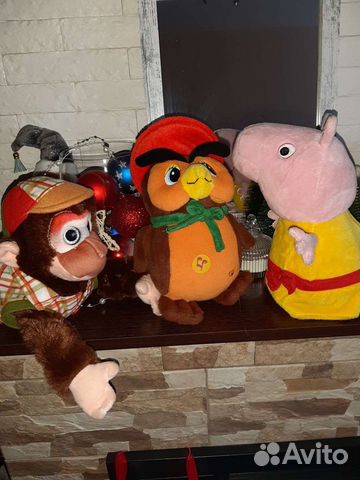 Игрушка Свинка пеппа, сова и обезьянка