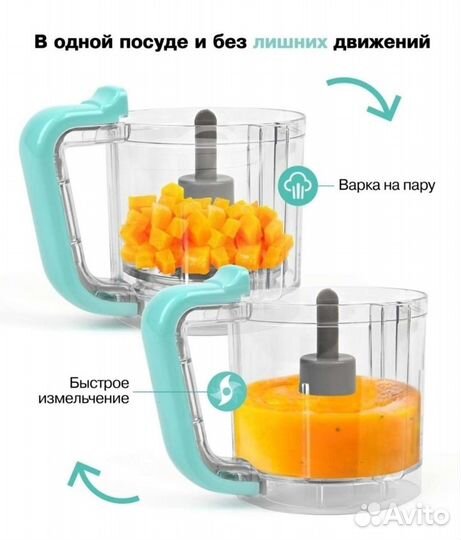 Пароварка блендер для детей