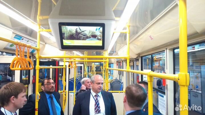 Реклама на мониторах в автобусах – 117 млн человек
