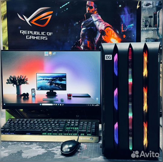 Новый пк Ryzen 5/16GB/SSD512/RX6600 8GB