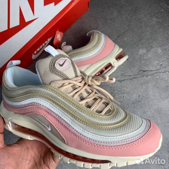 Кроссовки Nike Air Max 97 Premium Beige Pink