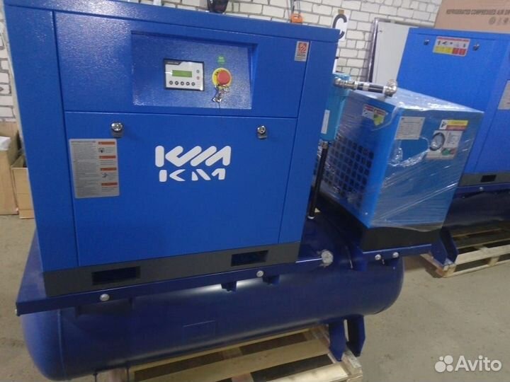 Винтовой компрессор KraftMachine 11 кВт на ресивер