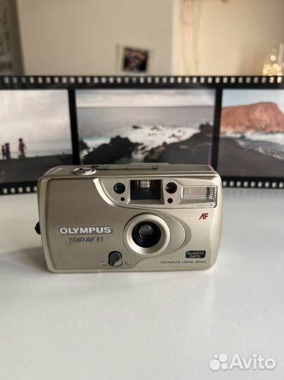 Плёночный фотоаппарат olympus trip af 51