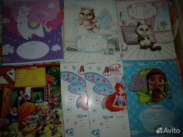 Тетради, линейки, карандаши