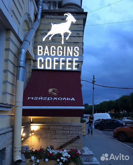 Гобо проектор S5 для уличной рекламы с пультом