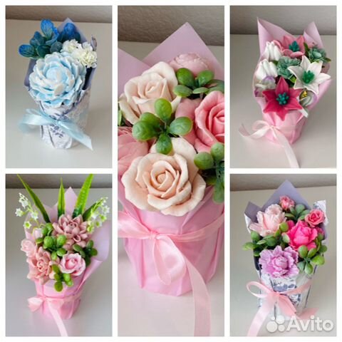 Букет из мыла