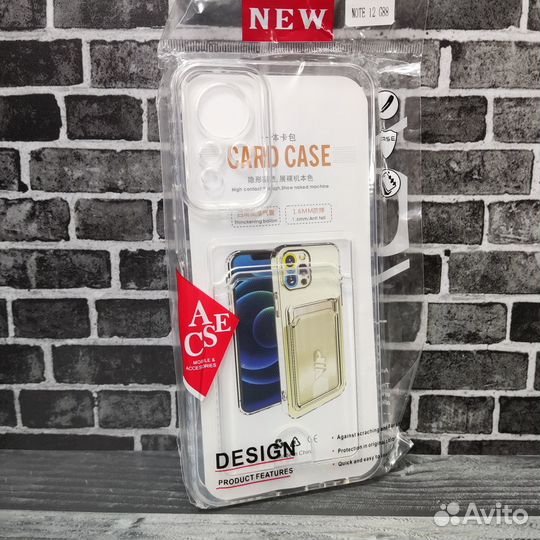 Чехол для infinix note 12 G88 с кардхолдером