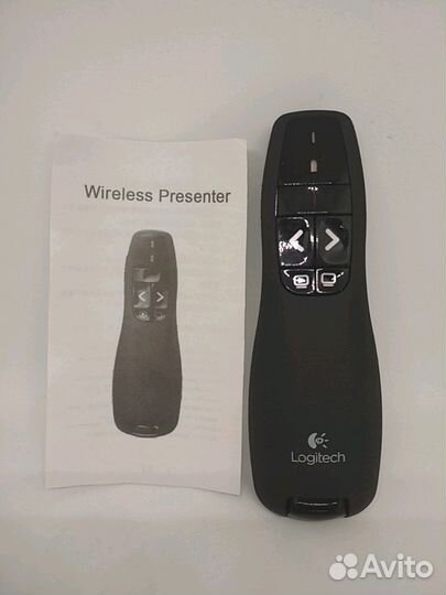 Презентер кликер новый Logitech r400