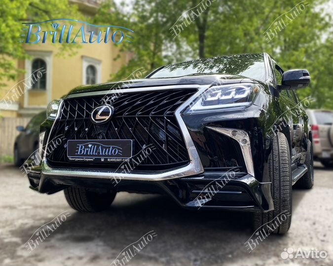 Рестайлинг Lexus LX 07-15 обвес, бампер и решетка