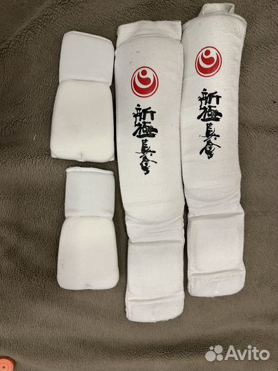 Защита голени зашита кистей рук каратэ