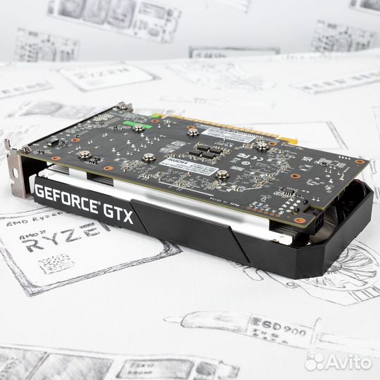 Видеокарта KFA2 GeForce GTX 1650 X Black 4Gb