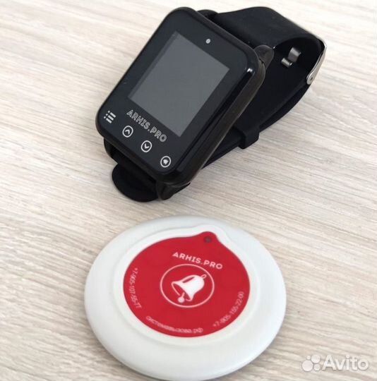 Кнпока вызова официанта и часы-пейджер Элит IP260