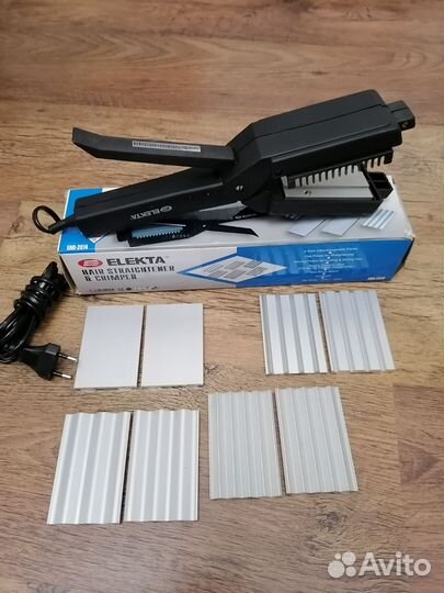 Щипцы для выпрямления и гофрировки волос