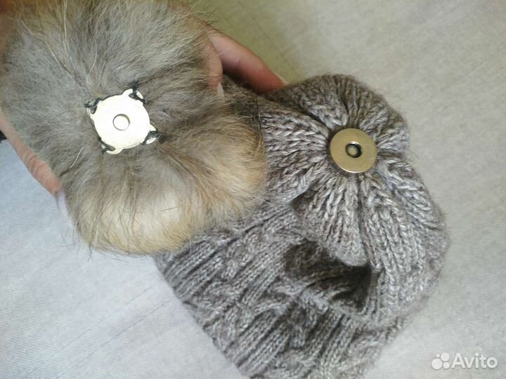 Комплект шапка и снуд