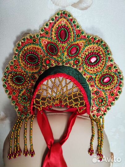 Кокошник ручной работы, г. Углич