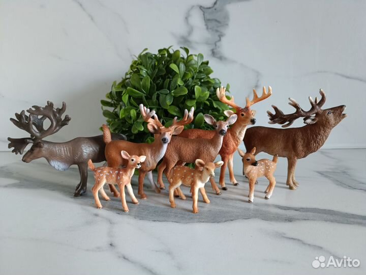 Фигурки Schleich олени