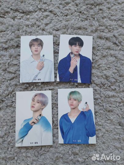 Официальный мерч карты bts