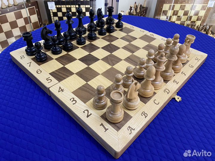 Шахматы шпонированные 