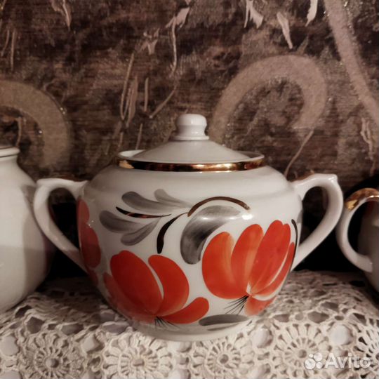 Сахарница фарфор СССР