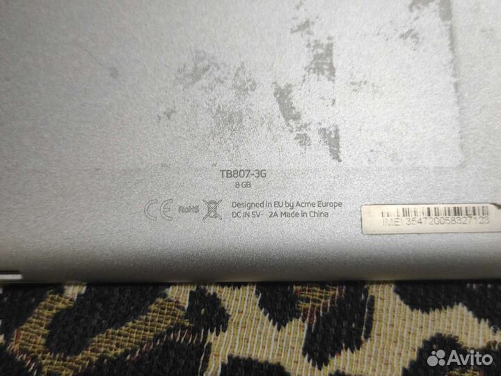 Планшет acme TB8O7-3G