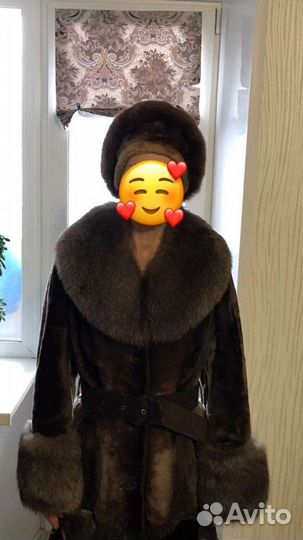 Натуральная шуба мутон