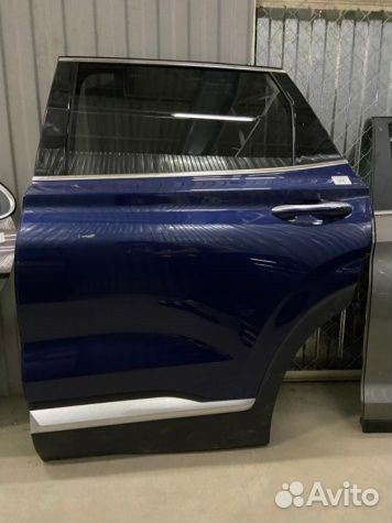Дверь задняя левая Hyundai Santa fe 4 Tm