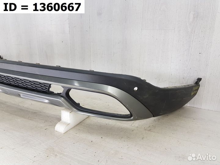 Спойлер заднего бампера