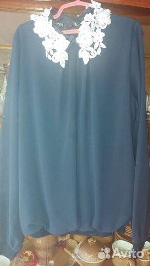 Блузка и жакет школьный 152