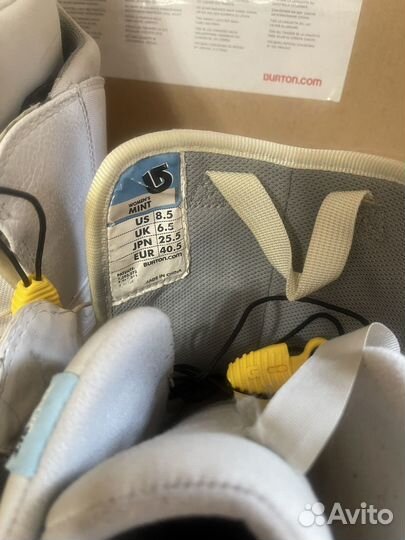 Сноубордические ботинки burton 40,5