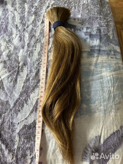 Волосы натуральные срез