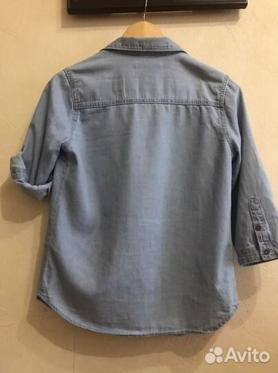 Джынсовая рубашка для мальчика zara