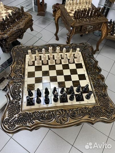 Шахматы шашки нарды 3в1