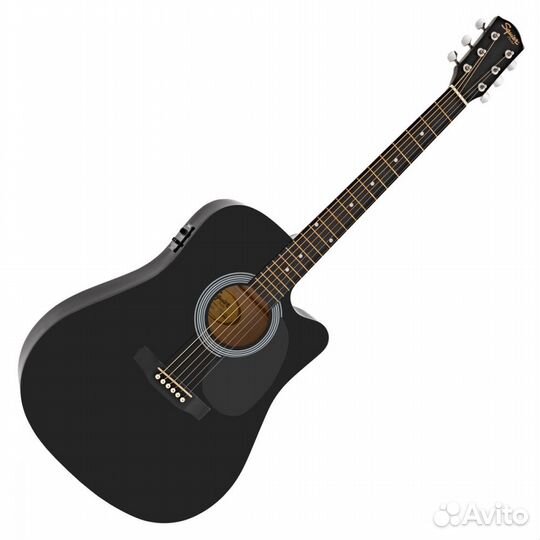 Squier SA-105CE Dreadnought Black(электроакустика)