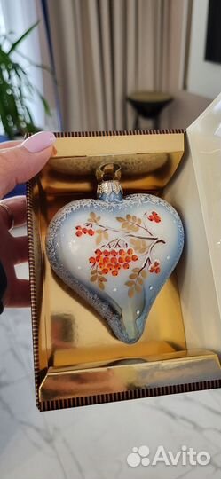 Елочная игрушка Морозная рябина Ариель