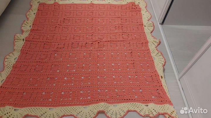 Плед детский вязаный