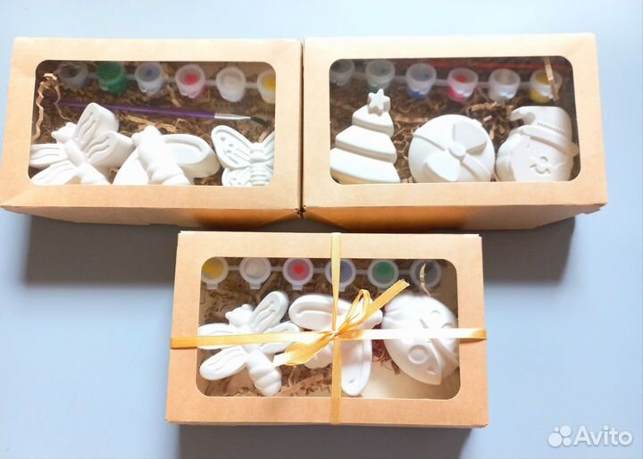 Набор для раскрашивания, гипсовые фигурки