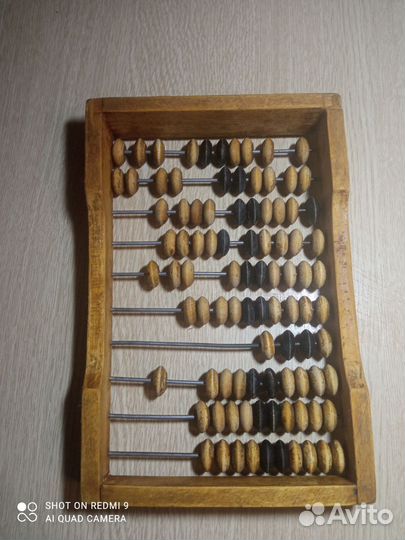 Счеты деревянные СССР абак винтаж