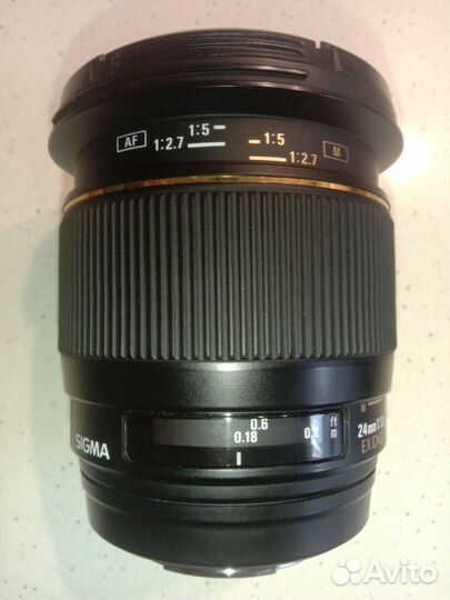 Объектив Sigma DG 24 mm f/ 1.8 EX ASP Macro