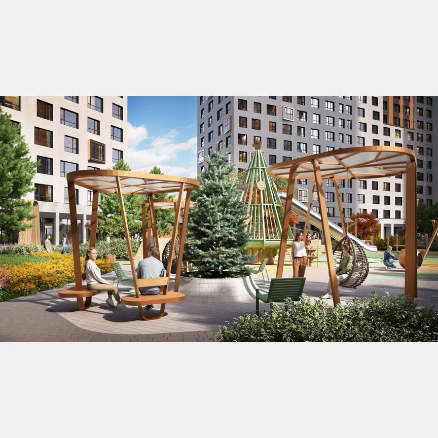 1-к. квартира, 37,4 м², 12/23 эт.