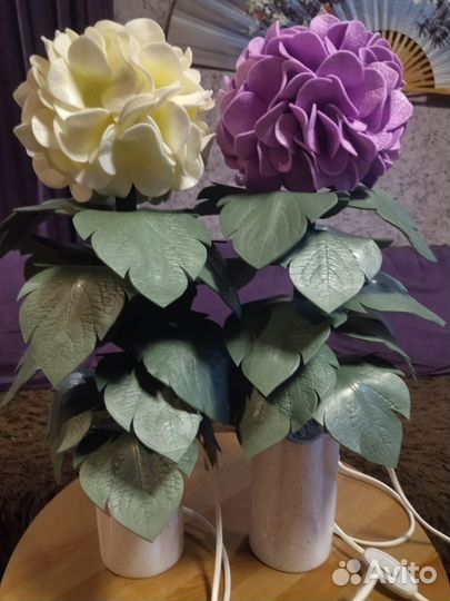 Светильник- Гортензия